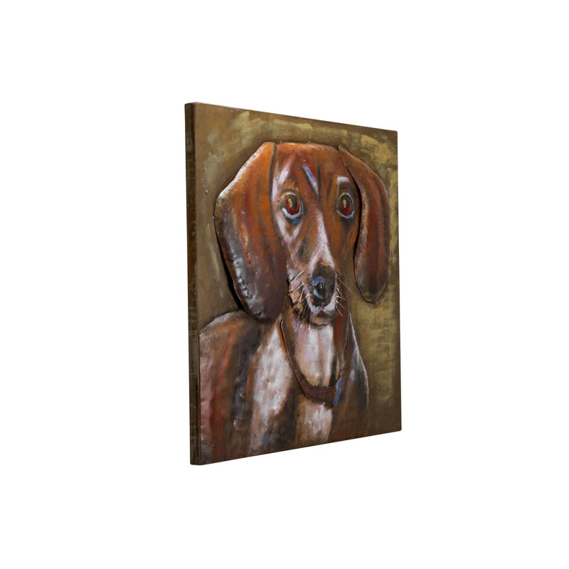 Handmade Traditional Animals Wall Decor on Metal