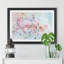 Japanese Cherry Tree In Pink - Single Picture Frame Painting-48301064-48301063