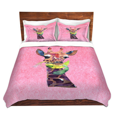 Ensemble de housse de couette giraffe light