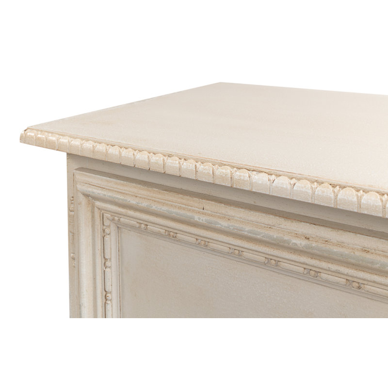 Forsythe 42'' W Solid Wood Sideboard, Bright Lime White