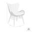 Chaise d'extérieur Mateo