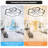 26.77" 6 - Speed Reversible Dimmable LED Ceiling Fan With Remote Control And APP