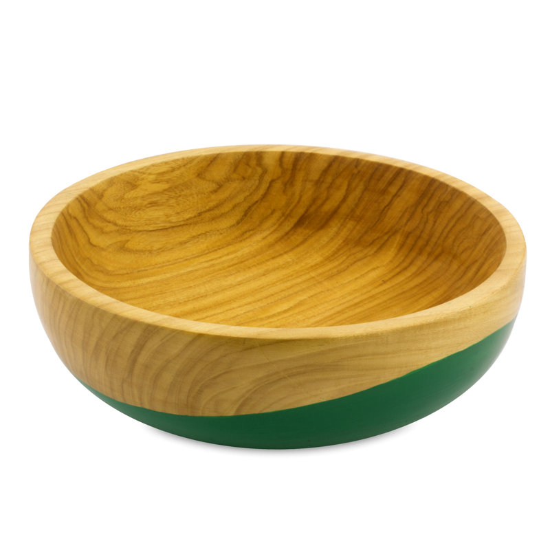 Union Rustic Trommald Wood Serving Bowl