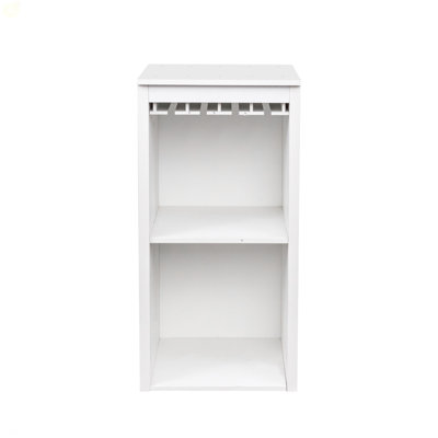 Modular Wine Bar Cabinet With Storage Shelves With Hutch For Dining Room