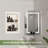 17.5"W X 4"D X 20.3"H Wall Niche Double Shelf Wood Recessed Shower Niche Cabinet Rectangle-864065976