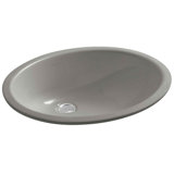 Caxton® Vitreous China Oval Undermount Bathroom Sink with Overflow