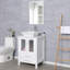Ensemble de meuble-lavabo simple 24 po avec miroir-909502479