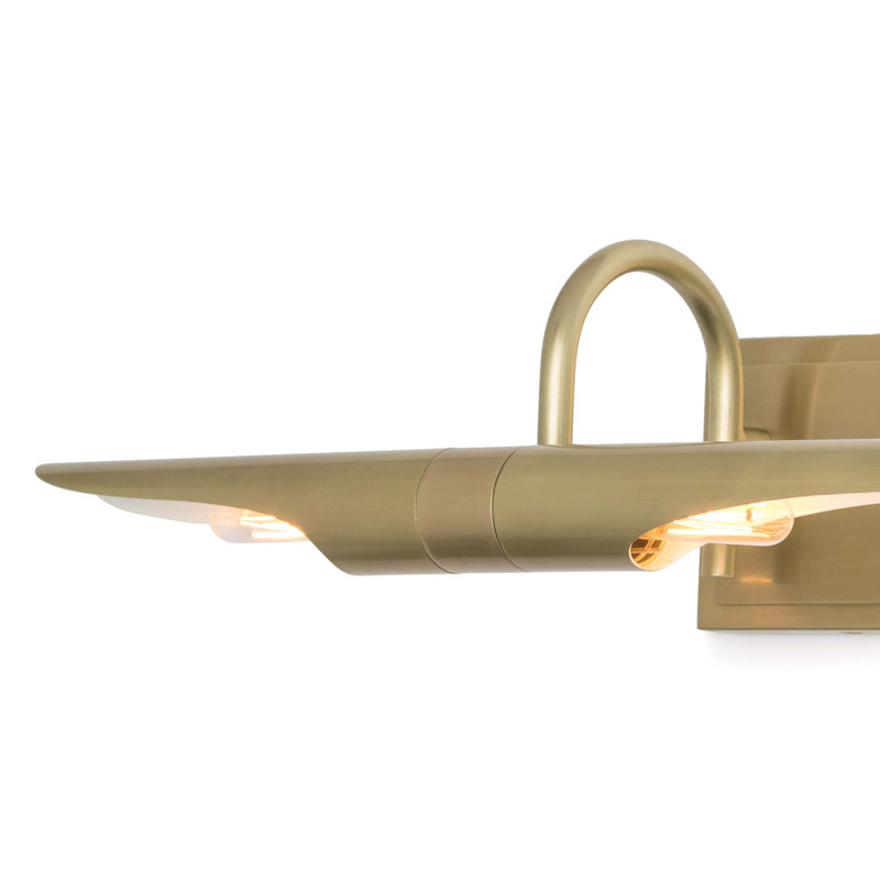 Redford Picture Light Large, Natural Brass