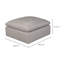 Repose-pieds en tissu Armand Performance-553987770
