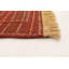 Tapis rouge / jaune en laine fabriqué à la main Kilim