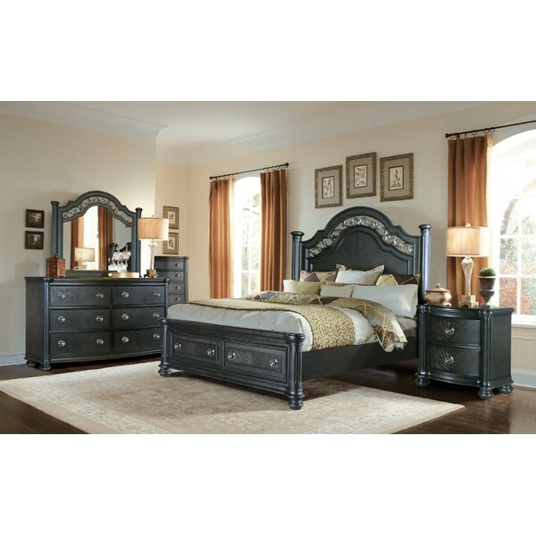 Charlton Home® Dumas Standard 4 Piece Bedroom Set | Wayfair