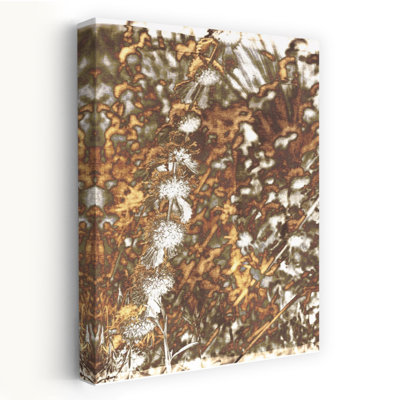 Art contemporain abstrait naturel mixte
