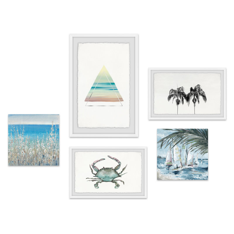 Point de vue des crabes Abdirazaq, Pentaptych