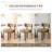 Upholstered Solid Wood Dining Chair Side Chair-1666292712