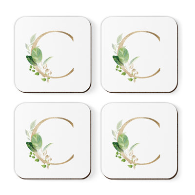 Sous-verre à monogramme Exotic