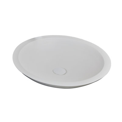 Barclay Baldwin 20'' Resin Circular Bathroom Sink