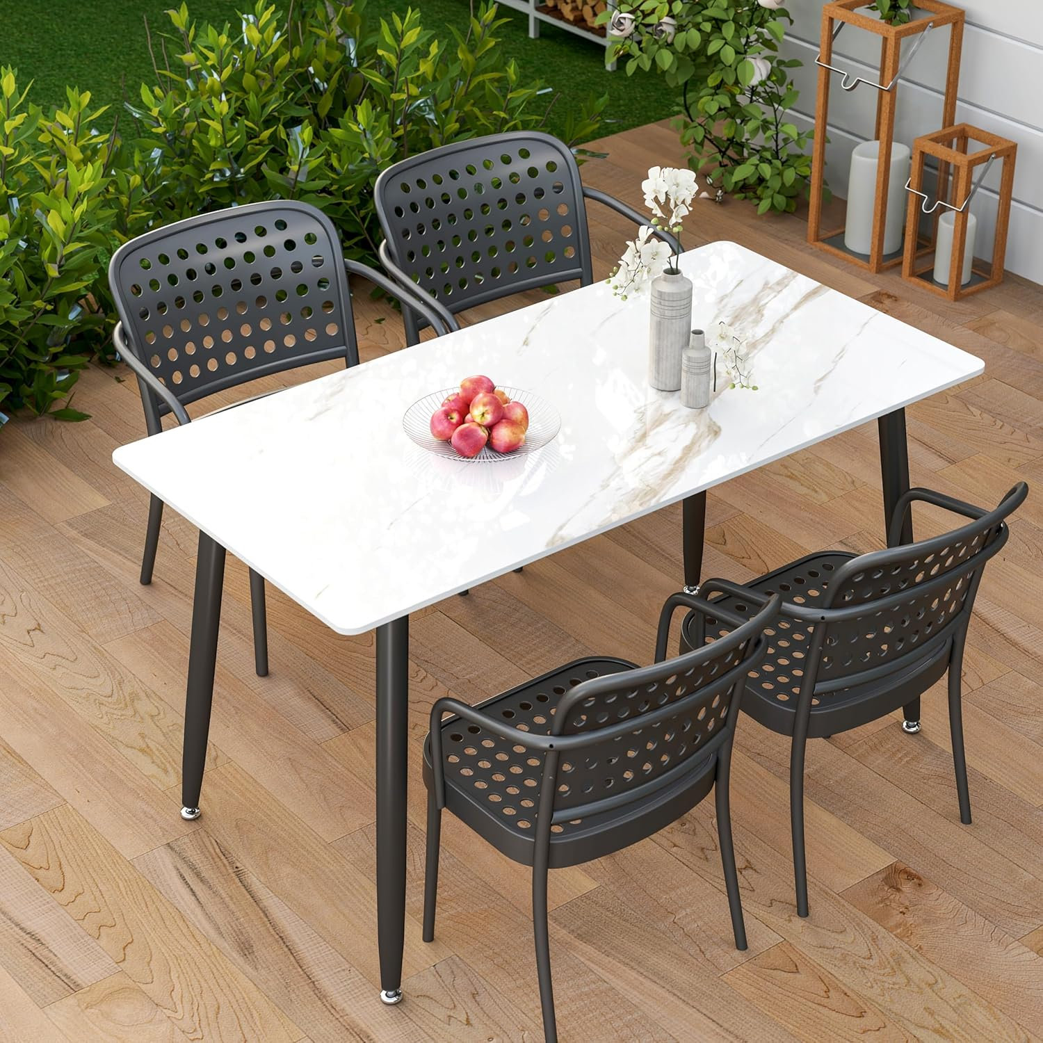 Ivy Bronx Rectangular Dining Table Furniture Set For Kitchen | Wayfair