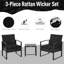 2 - Person Wicker Patio Dining Set with Square Table