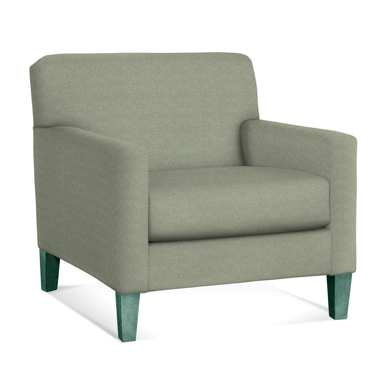 Tampa Armchair, Green Performance Fabric; 0851-54, Flax