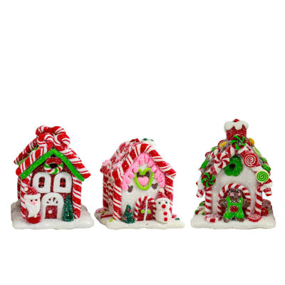 Ensemble de 3 bonbons Gingerbread à DEL