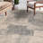 Nemahan Transitional Abstract Durable Performance Beige/Gray-Blue Area Rug-1662534154