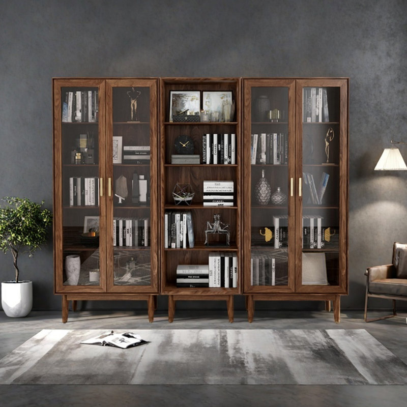 Bibliothèque légère de luxe rétro