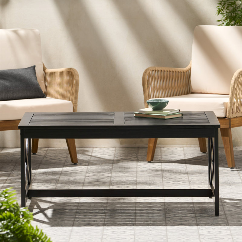 Table basse (inclure seulement la table), Noir