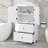 Tall Bathroom Storage Cabinet, Cabinet With Two Doors And Drawers, Adjustable Shelf-1259410563
