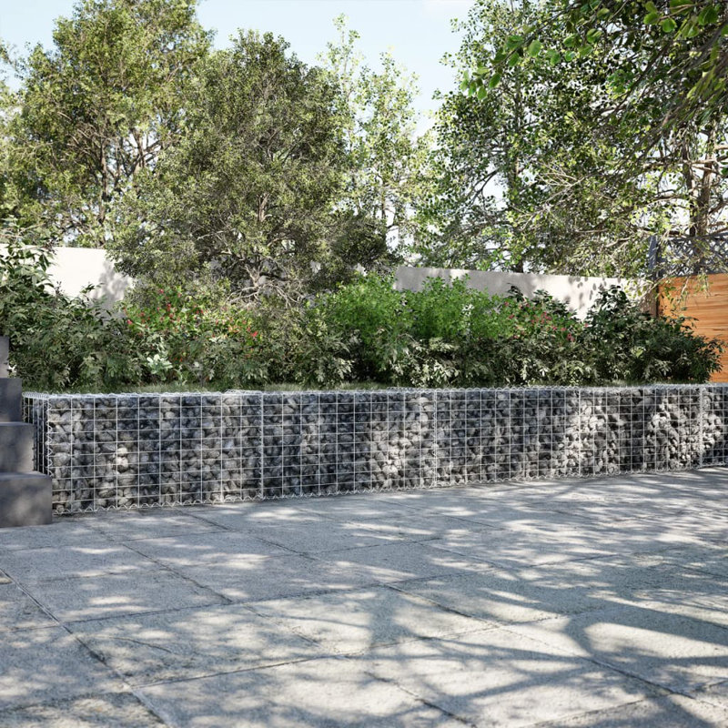 Annot Metal Border Fencing, 50cm H x 400cm W x 50cm D