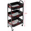 Haleigh 27.5cm H x 27.5cm W Utility Cart with Wheels-871257197
