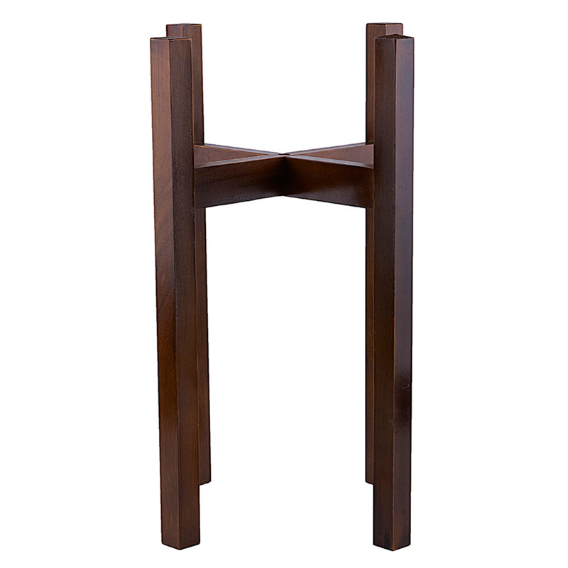 Grand support à plantes Beech l 15,25 po x P 15,25 po, Brun foncé, H 20 po x l 13,5 po x P 13,5 po
