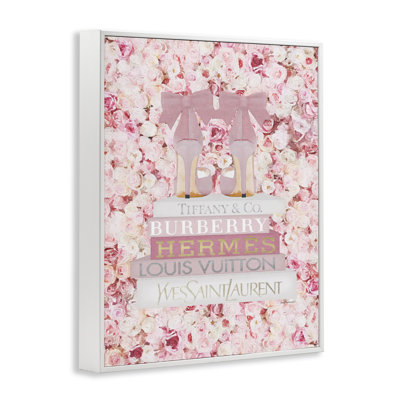 Reproduction d'art graphique sur toile, "Pink Fashion Heal"