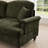 Elegant Mid Century Oversized Two Seater Sofa Couch with Flared Arms, Removable Skirts and Spindle Legs, Ideal for Living Room Comfort-706317308-706317309-706317304