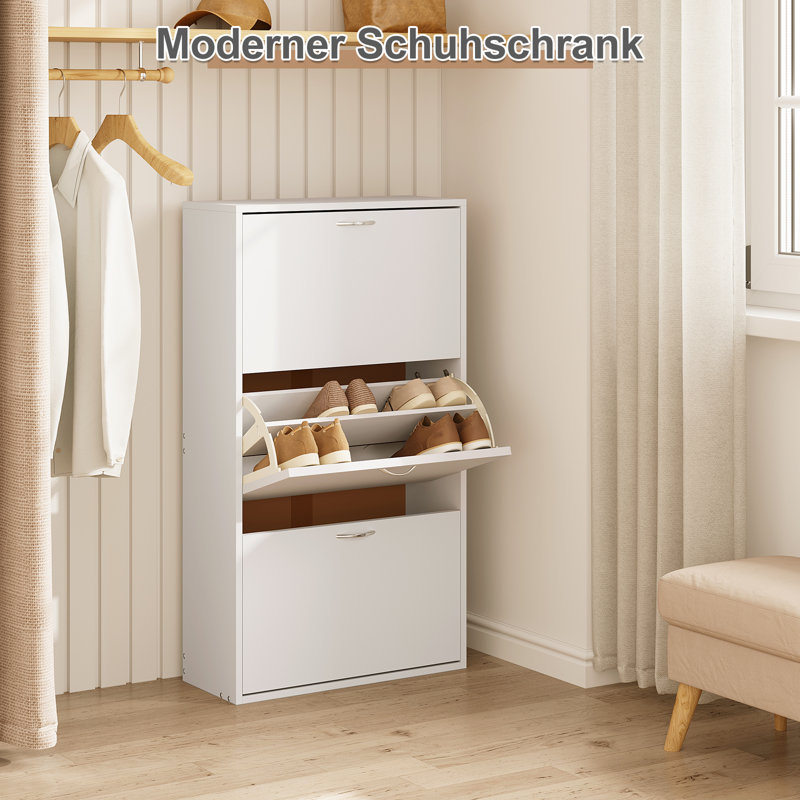 18 Pair Shoe Storage Cabinet