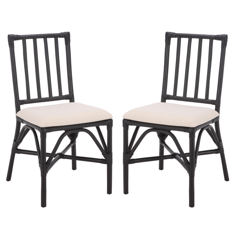 Amal Accent Chair with Cushion, Black