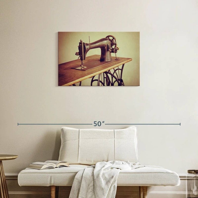 Senne Sewing Machine, 20" H x 30" W