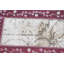 Tapis brun rétro Oushak rétro - tapis de porte antique