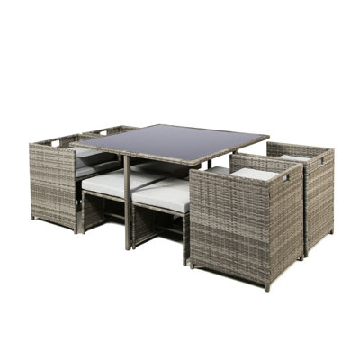 Fanchan 8 Seater Rattan Conversation Set