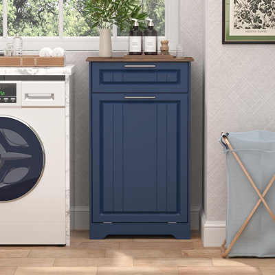 Hidden Laundry Basket Rack