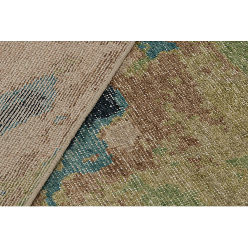 Distressed Homage Abstract Area Rug, Rectangle 6' x 9'