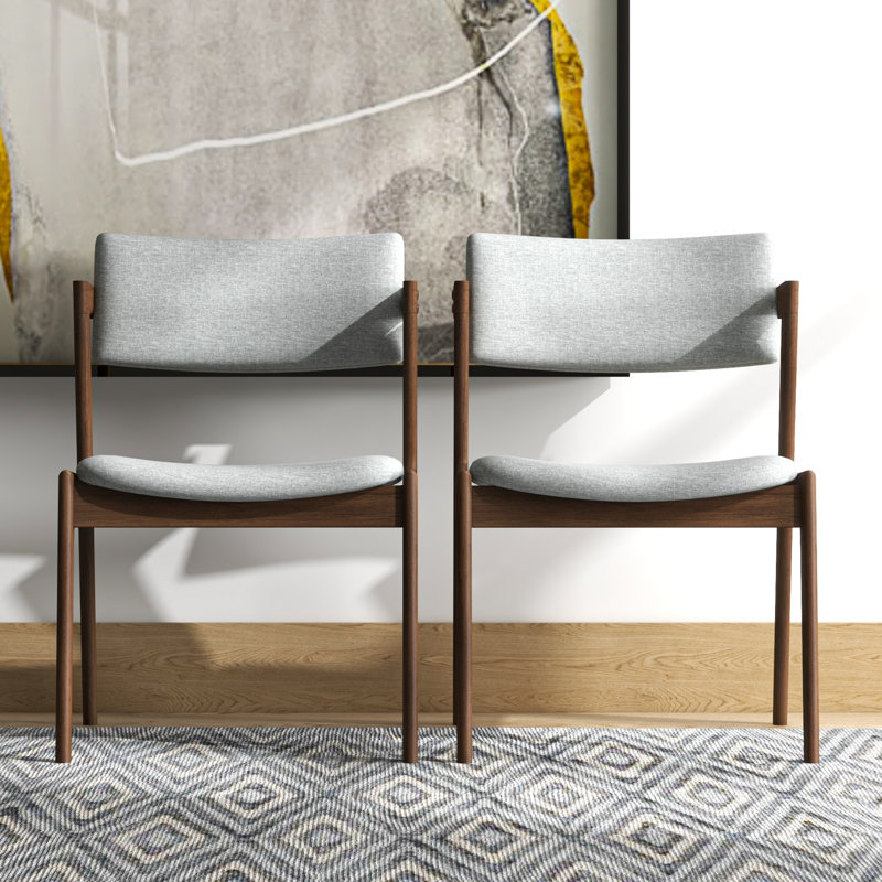 Chaise d'appoint Aliasa, Gris clair
