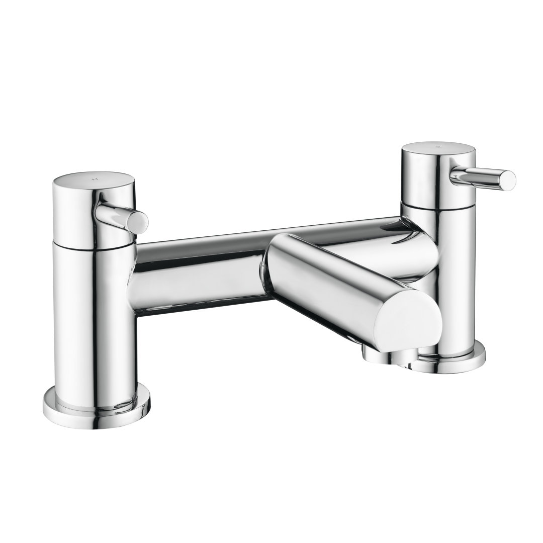 B&Q - Dixon Round Bath Filler Mixer TapChrome - Image 3