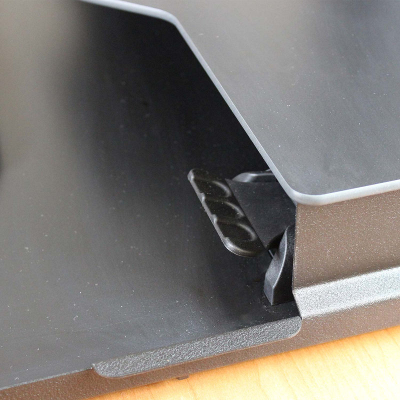 Support de bureau à hauteur ajustable Hover Helium, Noir