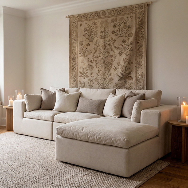 3 Seater Sofa & Chaise
