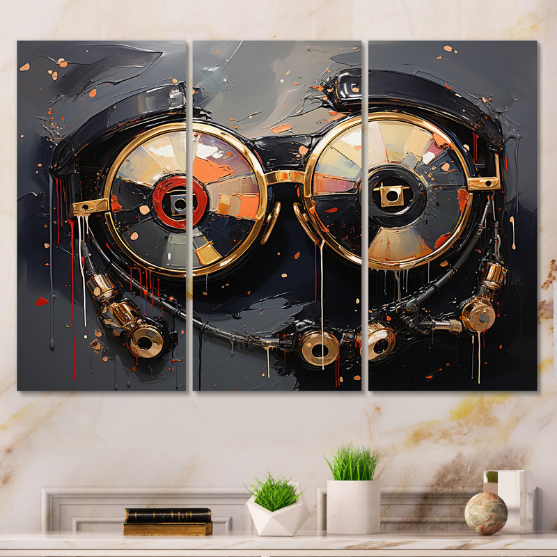 Futuristic Elegance Sunglasses II - Wall Art, 28" H x 36" W