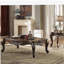 Table basse antique avec pieds Queen Anne