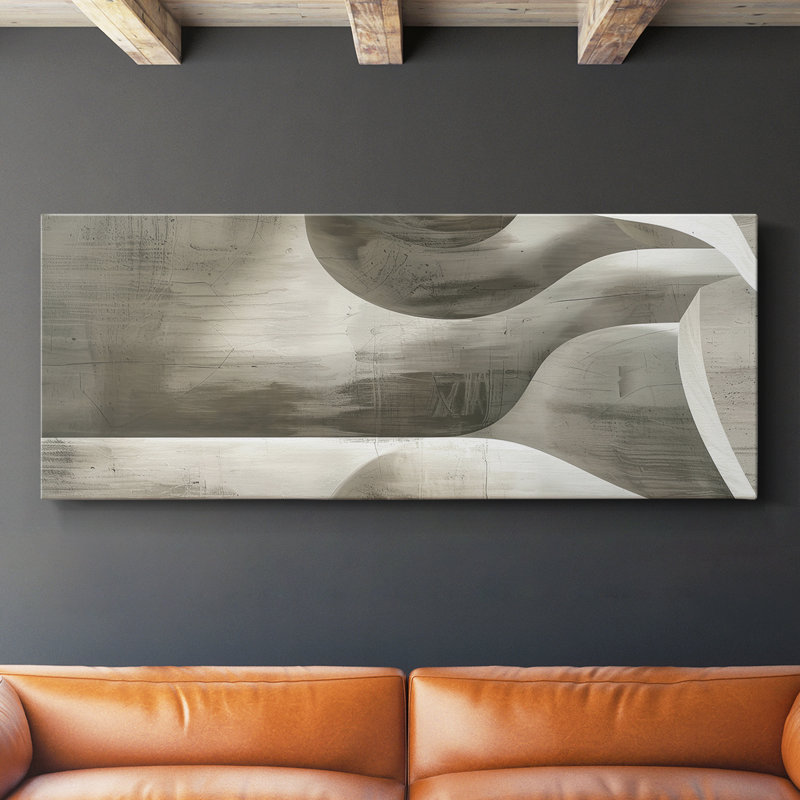 Toile tendue avec châssis abstrait Series # 4 XC III, H 20 po x l 50 po