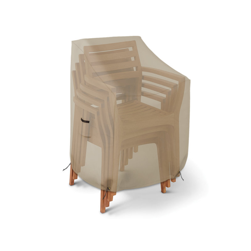 Premium Waterproof Heavy Duty Outdoor Patio Stackable Chair Cover, Patio Furniture Cover, 45" H x 25" W x 35" D
