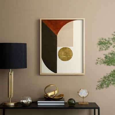 «High Notes II», reproduction encadrée - bois massif