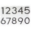 5'' H Metal House Number-64013438-69292978